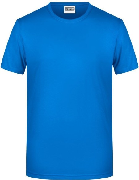James+Nicholson 8008 Herren-T-Shirt aus Bio-Baumwolle – Cobalt L