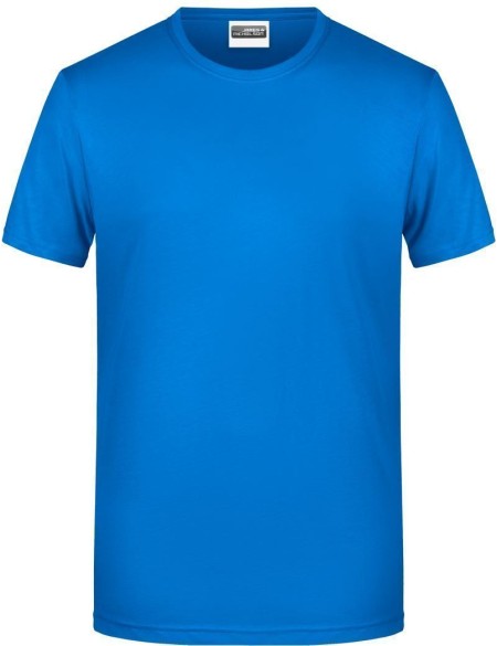 James+Nicholson 8008 Herren-T-Shirt aus Bio-Baumwolle – Kobalt 3XL