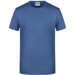 James+Nicholson 8008 Herren-T-Shirt aus Bio-Baumwolle – Light Denim Melange XXL
