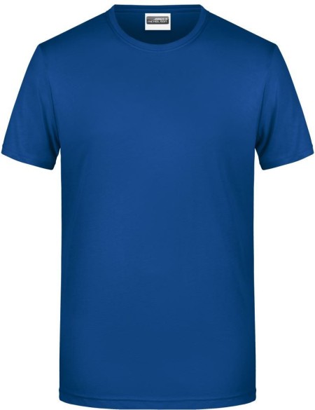 Herren-T-Shirt aus Bio-Baumwolle James+Nicholson 8008 – Dark Royal S