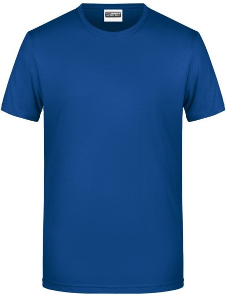 Herren-T-Shirt aus Bio-Baumwolle James+Nicholson 8008 – Dark Royal L