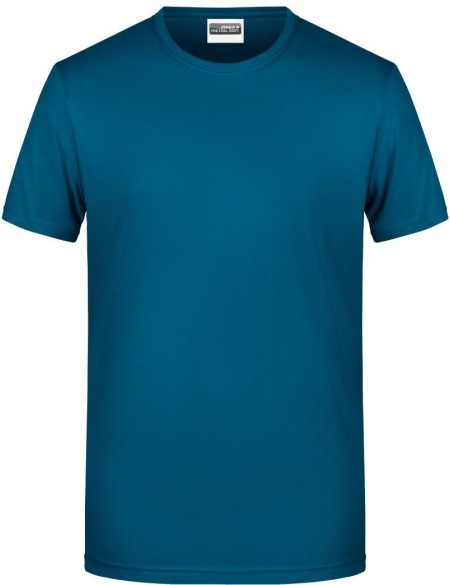 James+Nicholson 8008 Herren-T-Shirt aus Bio-Baumwolle – Petrol S