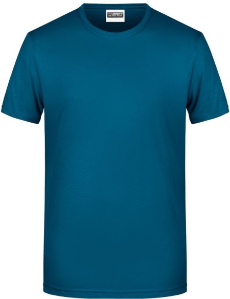 James+Nicholson 8008 Herren-T-Shirt aus Bio-Baumwolle – Petrol XL