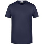 James+Nicholson 8008 Herren-T-Shirt aus Bio-Baumwolle – Marineblau XL