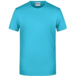 James+Nicholson 8008 Herren-T-Shirt aus Bio-Baumwolle – Türkis S