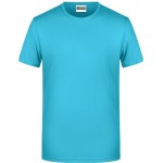 James+Nicholson 8008 Herren-T-Shirt aus Bio-Baumwolle – Türkis XXL
