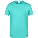 James+Nicholson 8008 Herren-T-Shirt aus Bio-Baumwolle – Mint XXL