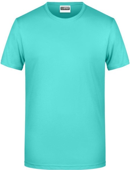 James+Nicholson 8008 Herren-T-Shirt aus Bio-Baumwolle – Mint XXL