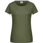 James+Nicholson 8007 Bio-Baumwoll-Damen-T-Shirt – Olive S