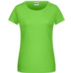 Damen-T-Shirt aus Bio-Baumwolle James+Nicholson 8007 – Limettengrün S