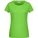 Damen-T-Shirt aus Bio-Baumwolle James+Nicholson 8007 – Limettengrün L