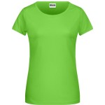 James+Nicholson 8007 Damen-T-Shirt aus Bio-Baumwolle – Limettengrün XXL