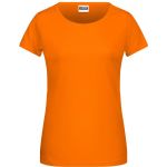 James+Nicholson 8007 Damen-T-Shirt aus Bio-Baumwolle – Orange XXL
