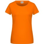 Damen-T-Shirt aus Bio-Baumwolle James+Nicholson 8007 - Orange M