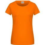 Damen-T-Shirt aus Bio-Baumwolle James+Nicholson 8007 - Orange L