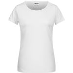 James+Nicholson 8007 Damen-T-Shirt aus Bio-Baumwolle – Weiß XL