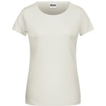 Damen-T-Shirt aus Bio-Baumwolle James+Nicholson 8007 - Natur M