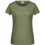 James+Nicholson 8007 Bio-Baumwoll-Damen-T-Shirt – Khaki S