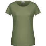 James+Nicholson 8007 Bio-Baumwoll-Damen-T-Shirt – Khaki S