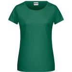 Damen-T-Shirt aus Bio-Baumwolle James+Nicholson 8007 – Irischgrün L