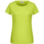 James+Nicholson 8007 Damen-T-Shirt aus Bio-Baumwolle – Säuregelb XXL