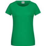 Damen-T-Shirt aus Bio-Baumwolle James+Nicholson 8007 – Farngrün XL