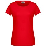 Damen-T-Shirt aus Bio-Baumwolle James+Nicholson 8007 - Tomato L