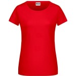 James+Nicholson 8007 Damen-T-Shirt aus Bio-Baumwolle – Tomate XL