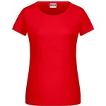 James+Nicholson 8007 Damen-T-Shirt aus Bio-Baumwolle – Tomate XXL