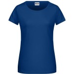 Damen-T-Shirt aus Bio-Baumwolle James+Nicholson 8007 – Dark Royal S