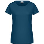 Damen-T-Shirt aus Bio-Baumwolle James+Nicholson 8007 - Petrol L