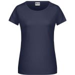 James+Nicholson 8007 Bio-Baumwoll-Damen-T-Shirt – Marineblau L