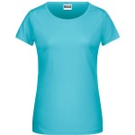 Damen-T-Shirt aus Bio-Baumwolle James+Nicholson 8007 – Pacific XS