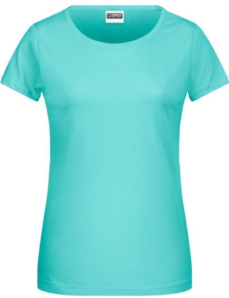 James+Nicholson 8007 Damen-T-Shirt aus Bio-Baumwolle – Mint L