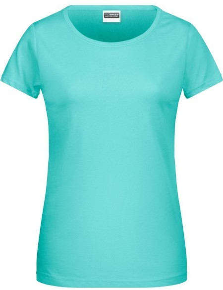 James+Nicholson 8007 Damen-T-Shirt aus Bio-Baumwolle – Mint XL