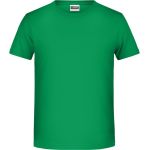 James+Nicholson T-Shirt aus Bio-Baumwolle für Jungen 8008B – Farngrün L