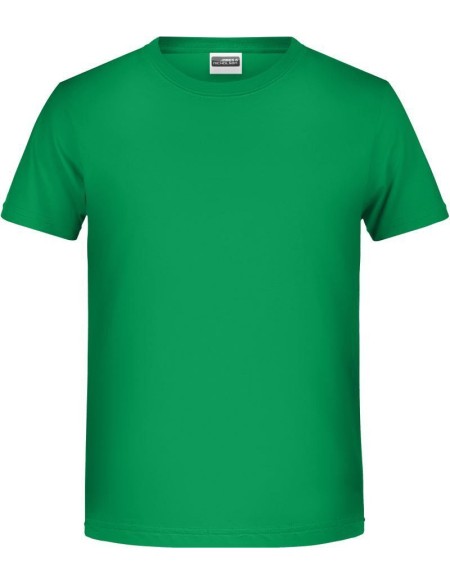 James+Nicholson T-Shirt aus Bio-Baumwolle für Jungen 8008B – Farngrün XS