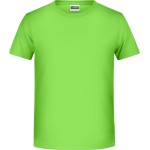 James+Nicholson T-Shirt aus Bio-Baumwolle für Jungen 8008B – Limettengrün XXL
