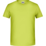 James+Nicholson T-Shirt aus Bio-Baumwolle für Jungen 8008B – Säuregelb S
