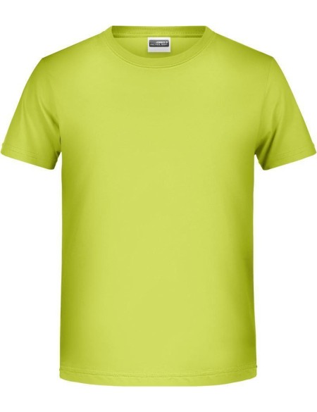 James+Nicholson T-Shirt aus Bio-Baumwolle für Jungen 8008B – Säuregelb XL