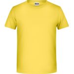 James+Nicholson Bio-Baumwoll-T-Shirt für Jungen 8008B – Gelb M