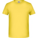 James+Nicholson T-Shirt aus Bio-Baumwolle für Jungen 8008B – Gelb XXL