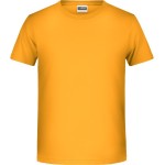 James+Nicholson T-Shirt aus Bio-Baumwolle für Jungen 8008B – Goldgelb XS