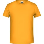 James+Nicholson T-Shirt aus Bio-Baumwolle für Jungen 8008B – Goldgelb XL