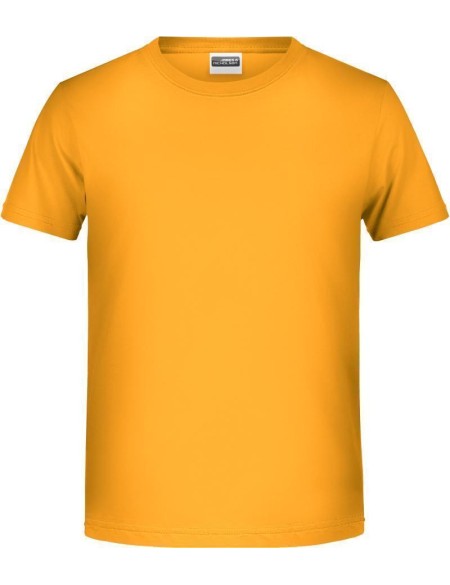 James+Nicholson T-Shirt aus Bio-Baumwolle für Jungen 8008B – Goldgelb XL