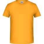 James+Nicholson T-Shirt aus Bio-Baumwolle für Jungen 8008B – Goldgelb XXL