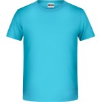 James+Nicholson T-Shirt aus Bio-Baumwolle für Jungen 8008B – Türkis XL