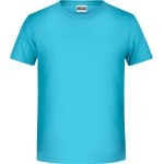 James+Nicholson T-Shirt aus Bio-Baumwolle für Jungen 8008B – Türkis XXL