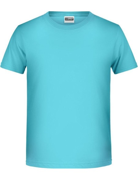 James+Nicholson Jungen-T-Shirt aus Bio-Baumwolle 8008B – Pacific M