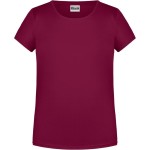 James+Nicholson Mädchen-T-Shirt aus Bio-Baumwolle 8007G - Vínová L